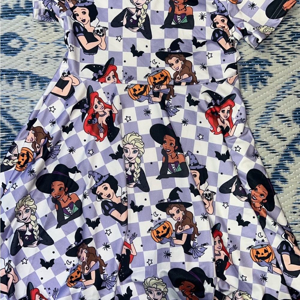 Kids Halloween  Dress - Purple and Black